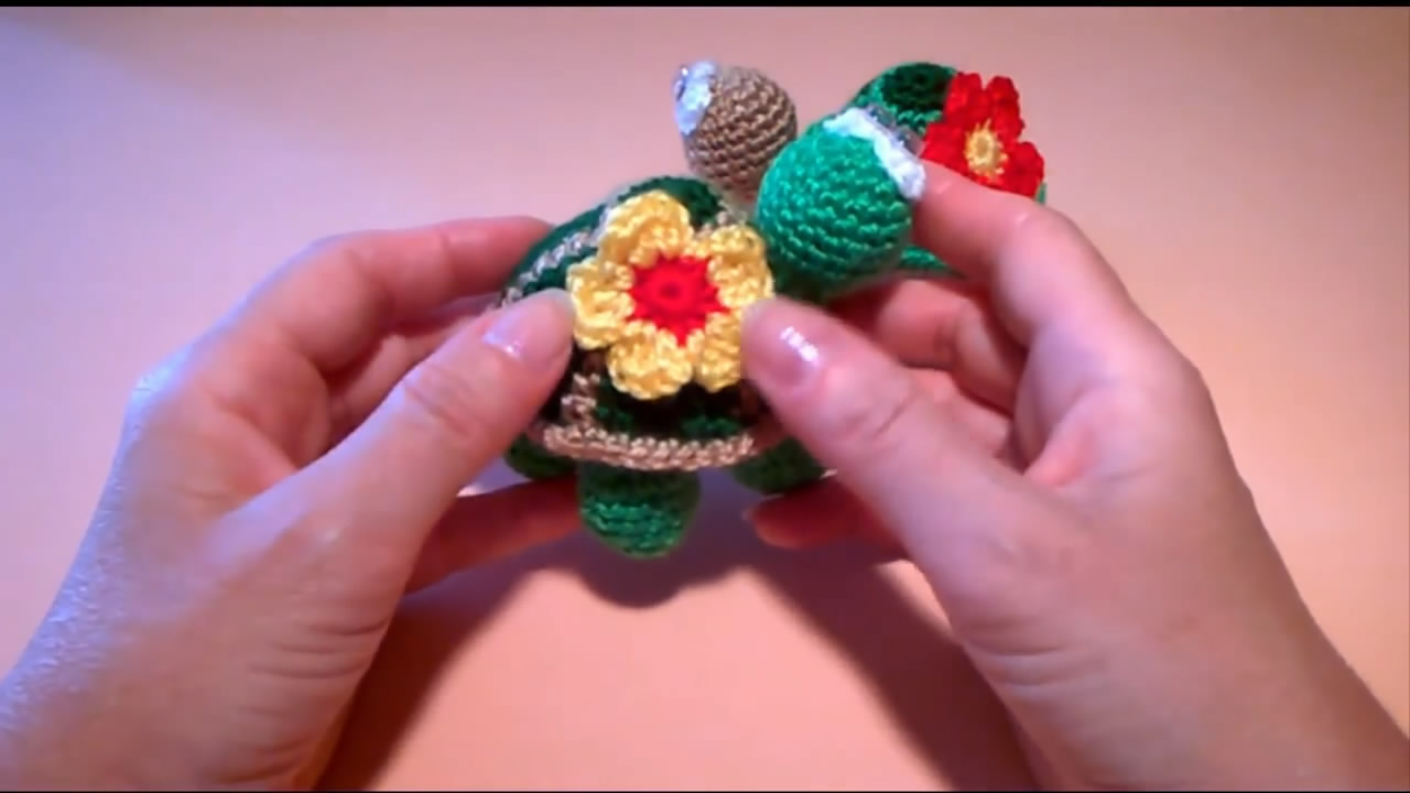 乌龟的钩织图解,小乌龟的钩织教程图解