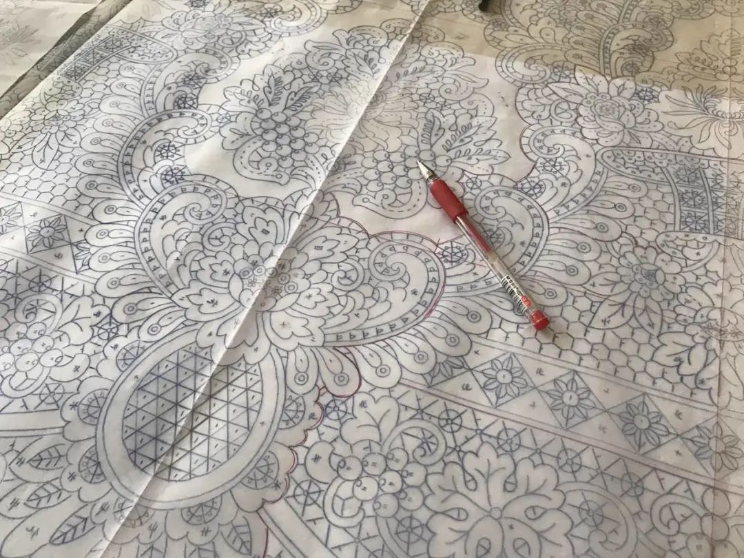 萧山花边手工图片大全,青州非遗纯手工花边