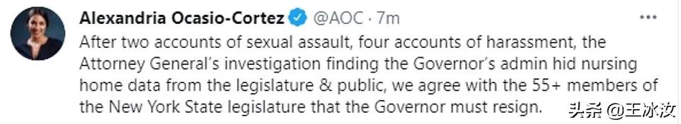 从性骚扰到家暴肯尼迪侄女！库莫被民主*党**弹劾，拜登终于回应了