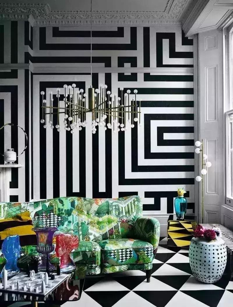 黑白格瓷砖法式,瓷砖黑白风格