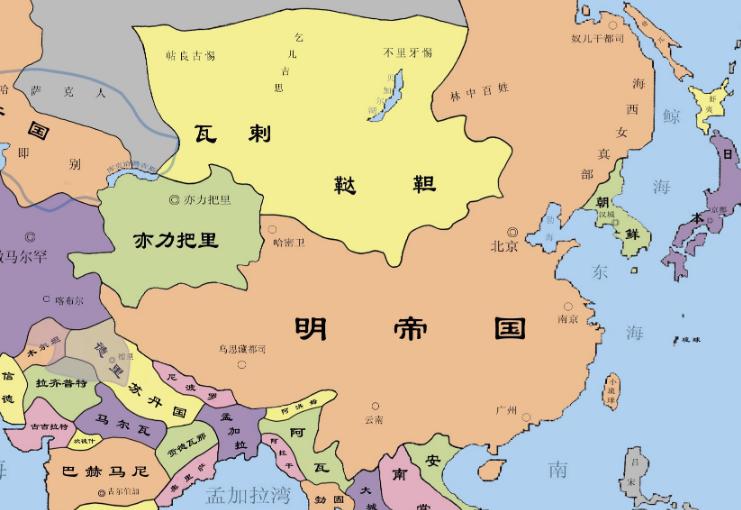 这是我见过的最客观的明朝地图,对比一下明朝疆域和元朝疆域