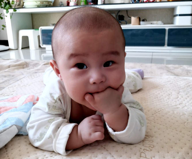0-12个月宝宝发育图文详解,1-12个月的宝宝发育过程