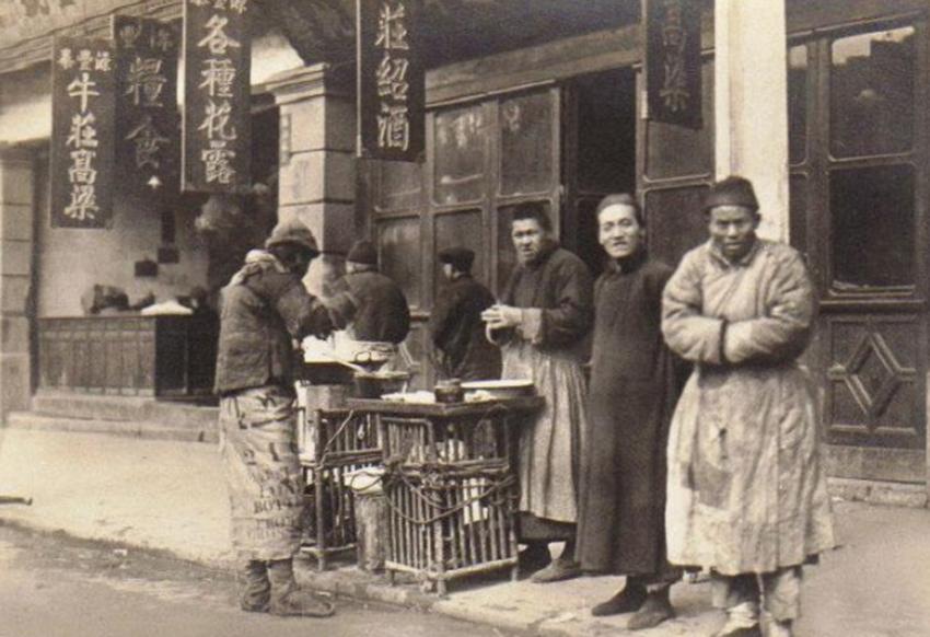 民国上海滩摆摊,中国的地摊文化