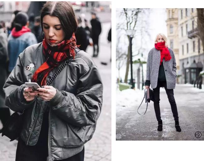 冬季围巾简单又好看的系法,冬季围巾戴头上保暖的系法