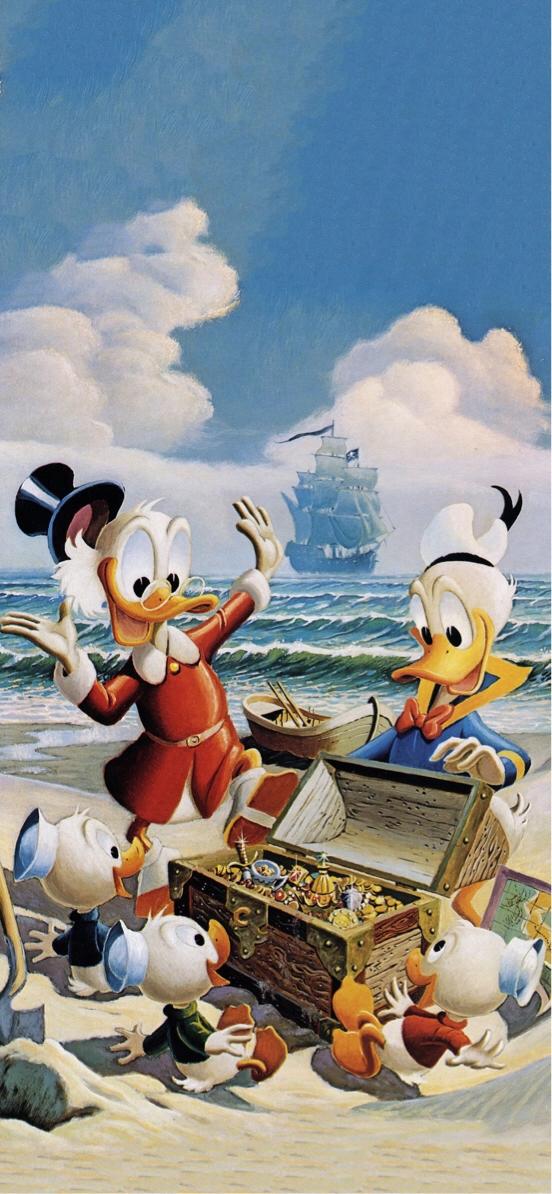 壁纸动态可爱唐老鸭,史高治麦克老鸭高清壁纸