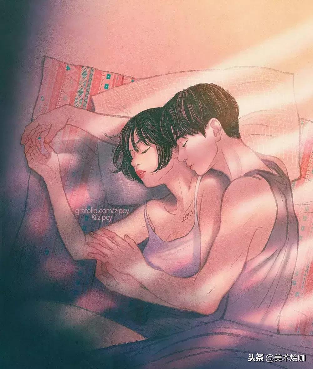 少女心爆棚的唯美插画,软萌插画清新少女心