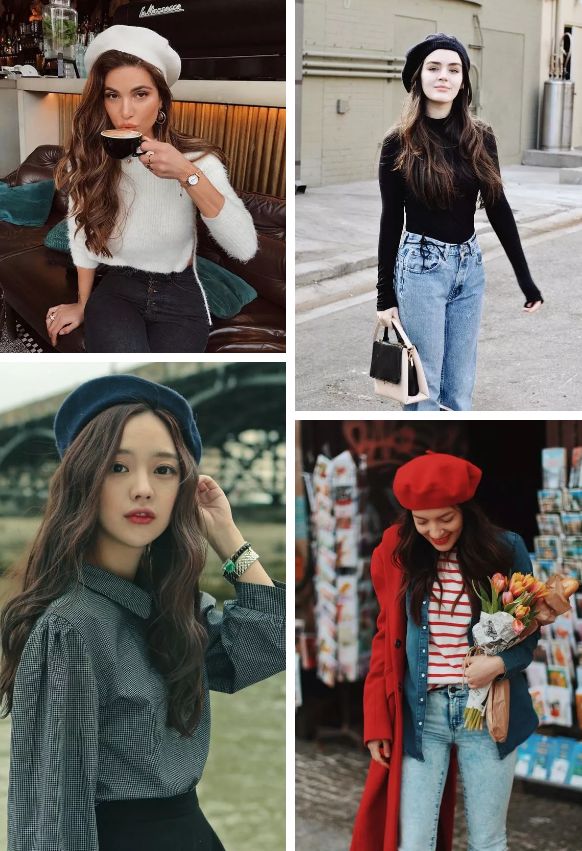 鞠婧祎同款贝雷帽戴法,鞠婧祎同款贝雷帽正确戴法