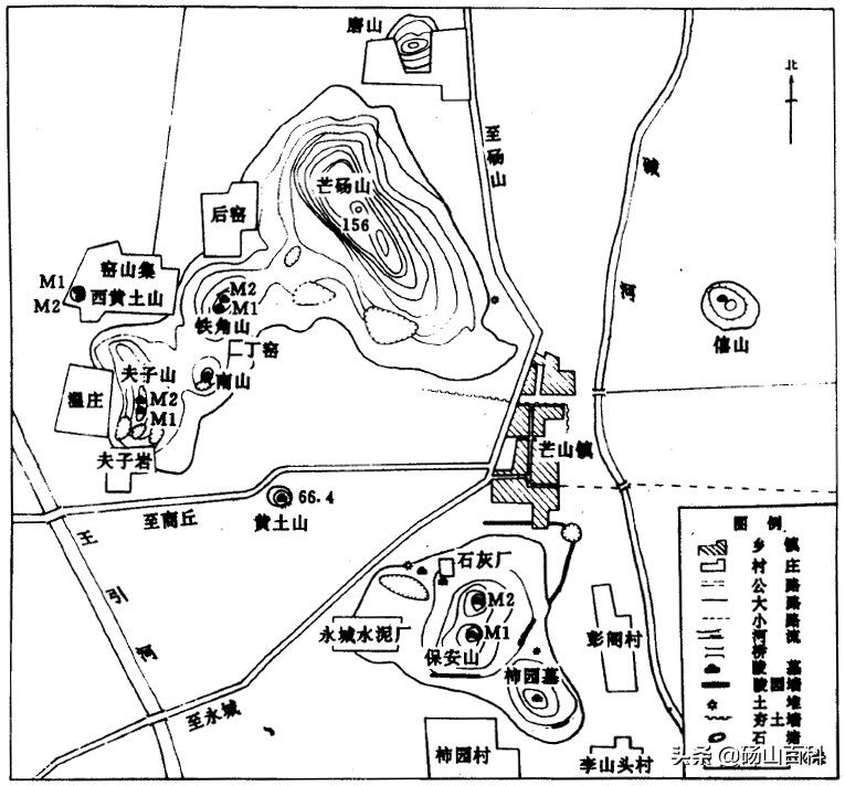 芒砀山景区分布图,芒砀山历代地图
