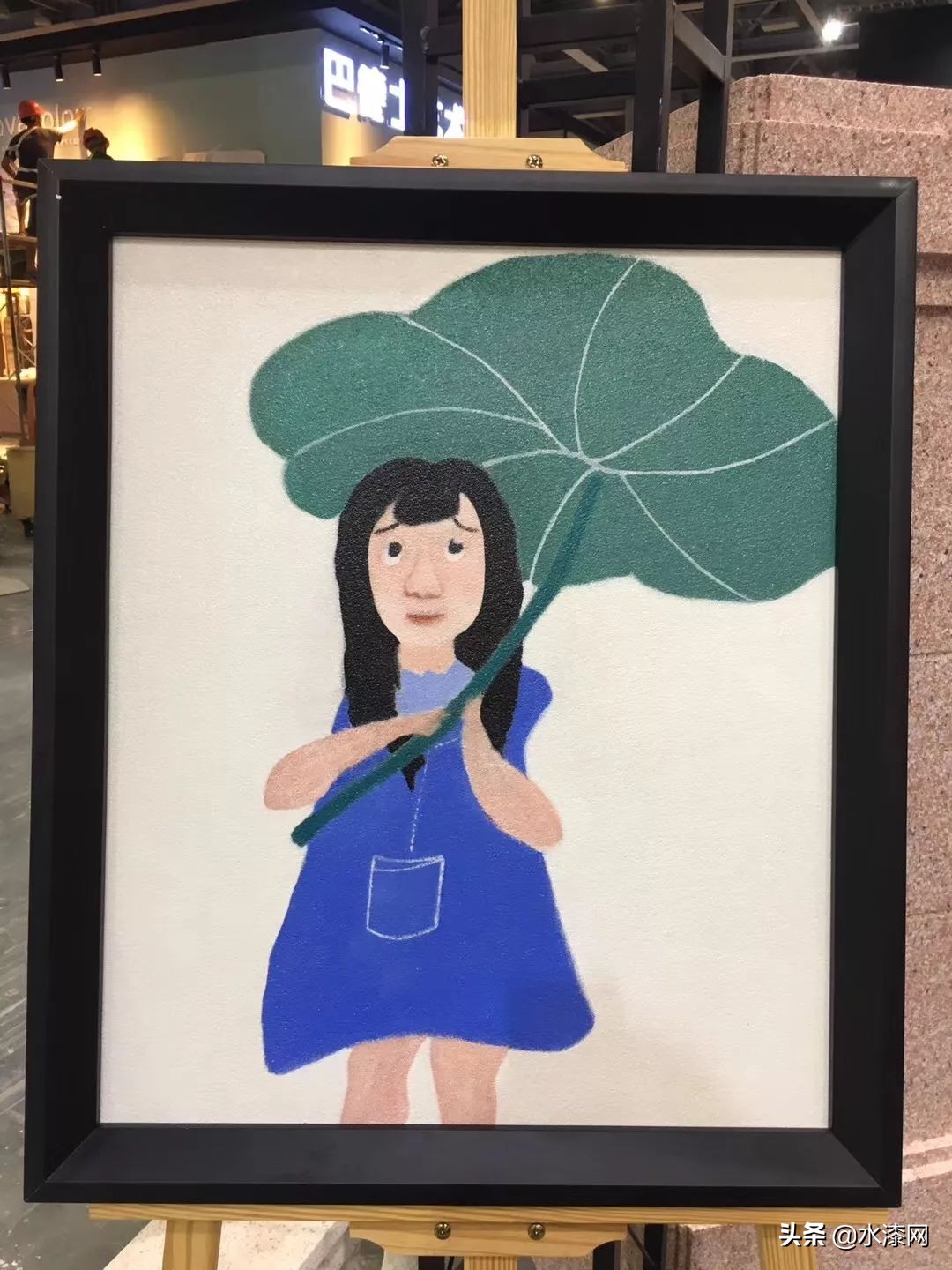 润立仿石漆视频,润立艺术涂料