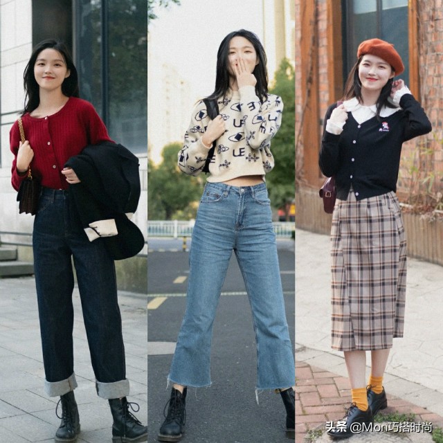 如何把宽大的毛衣穿得显瘦,春天穿毛衣教程