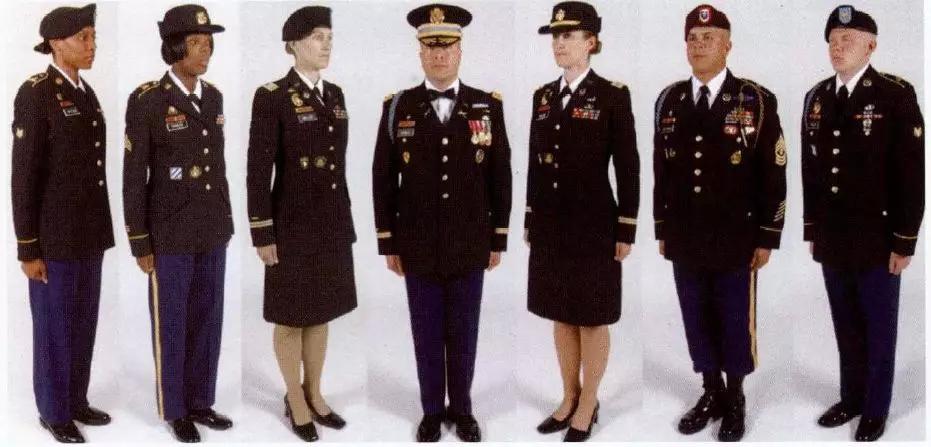 二战美军军服型号,二战美军女兵军服