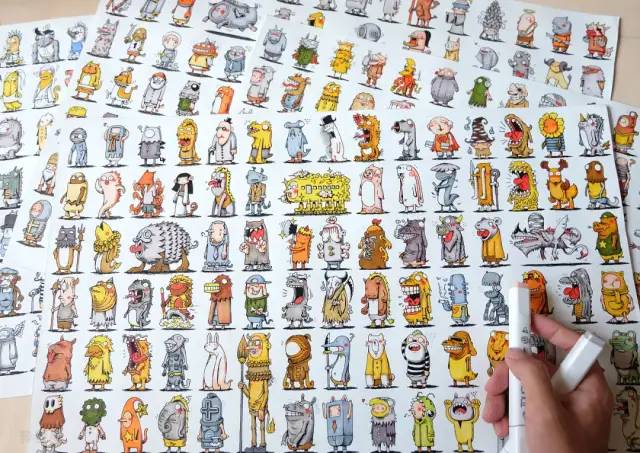 90后插画师画鬼,90后插画师山海经神兽