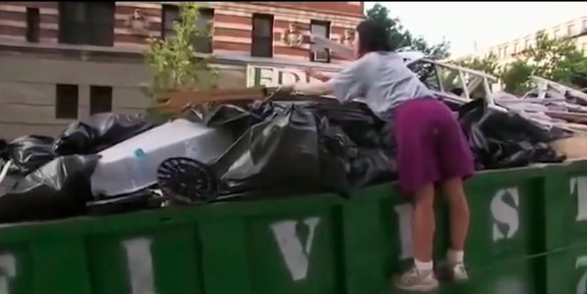 堪称最牛铁公鸡，衣食住行全从垃圾堆里来，美国女白领极端省钱术