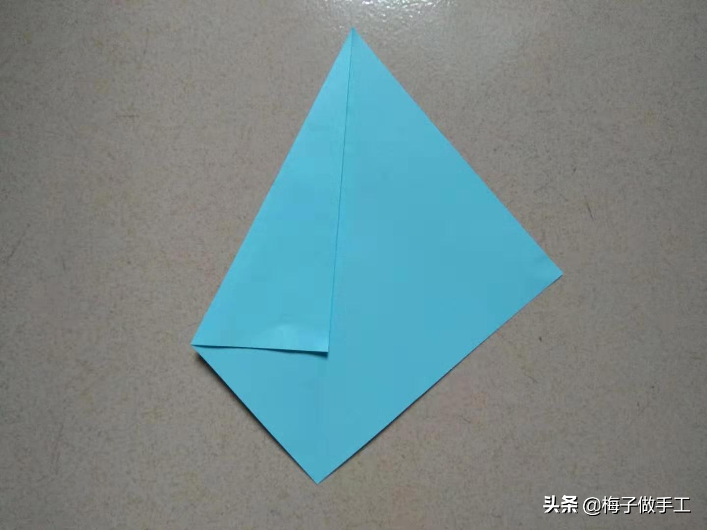 儿童手工折纸简单3-5岁宝剑,儿童手工折纸宝剑简单版慢教程