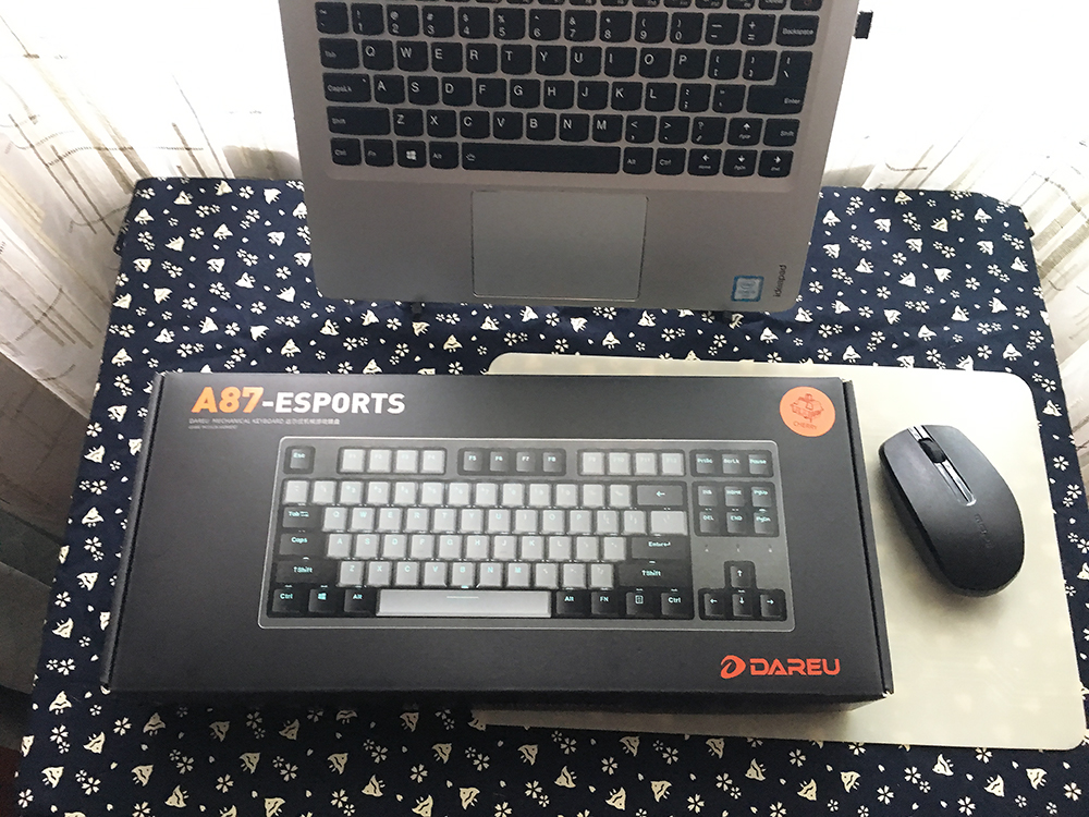 达尔优机械键盘a87茶轴,会转换的键盘