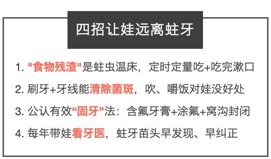 认真刷牙、不吃糖的娃竟得了10颗蛀牙，只因家长疏忽了这4点