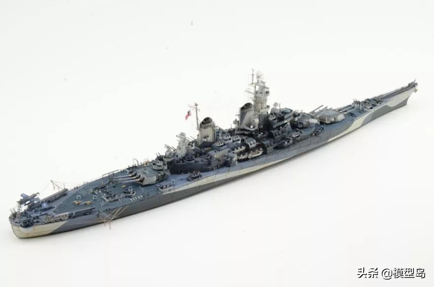 1:2000密苏里号战列舰模型,1:700密苏里号战列舰模型测评
