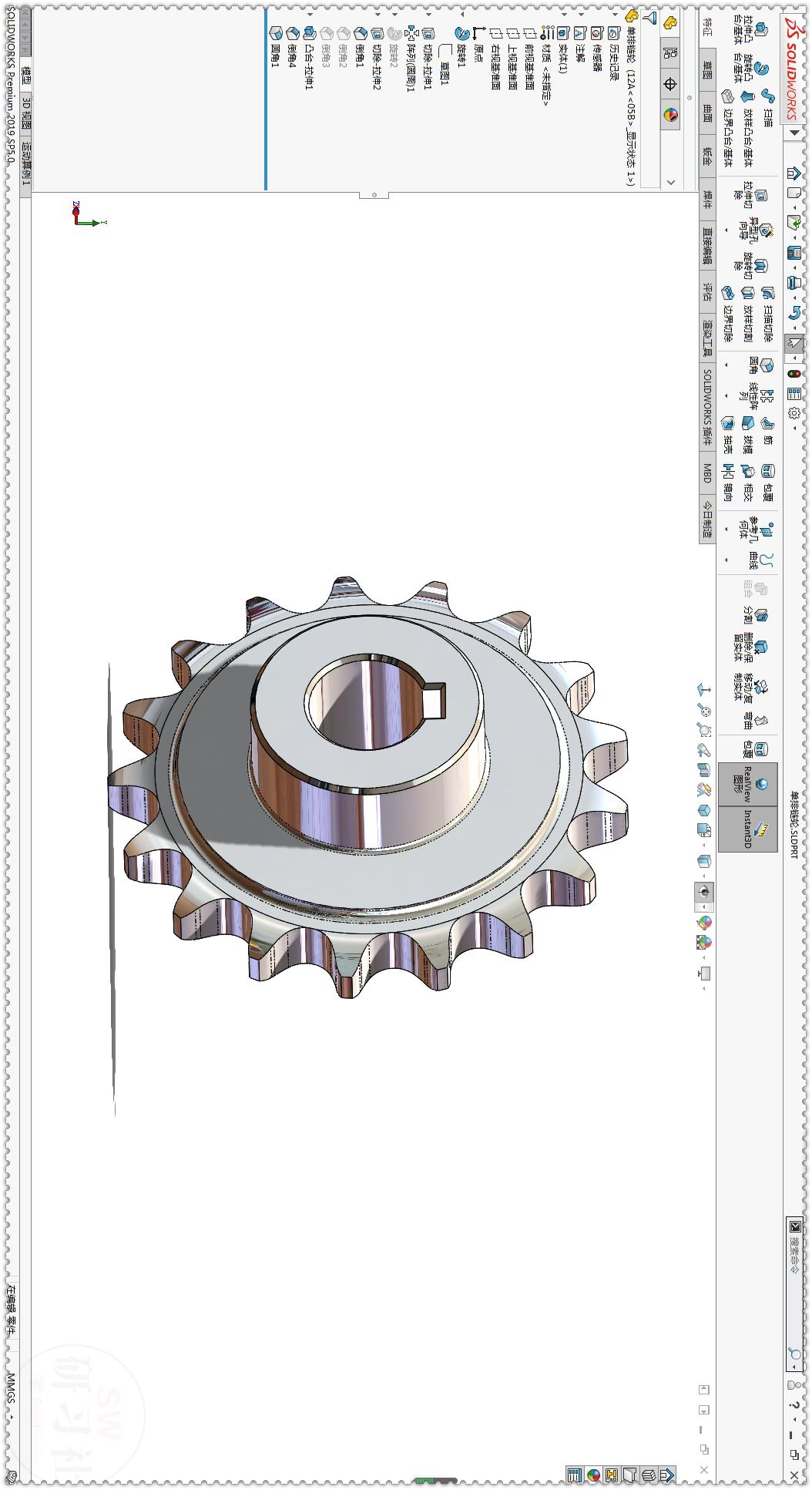 solidworks链轮齿轮插件,solidworks链轮设计插件安装包