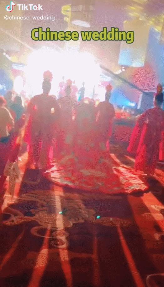 中式婚礼火了好多人观看,火遍全球的中式婚礼