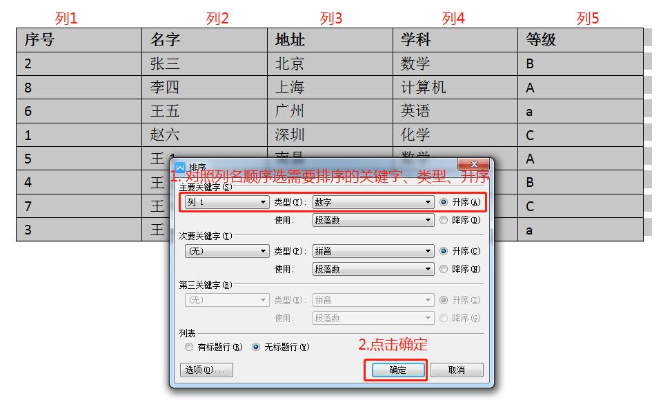 wpsword表格怎么自动排序号,word技巧分布列