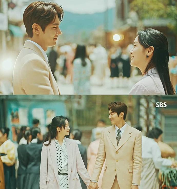 李敏镐金高银写真,李敏镐金高银拍照花絮