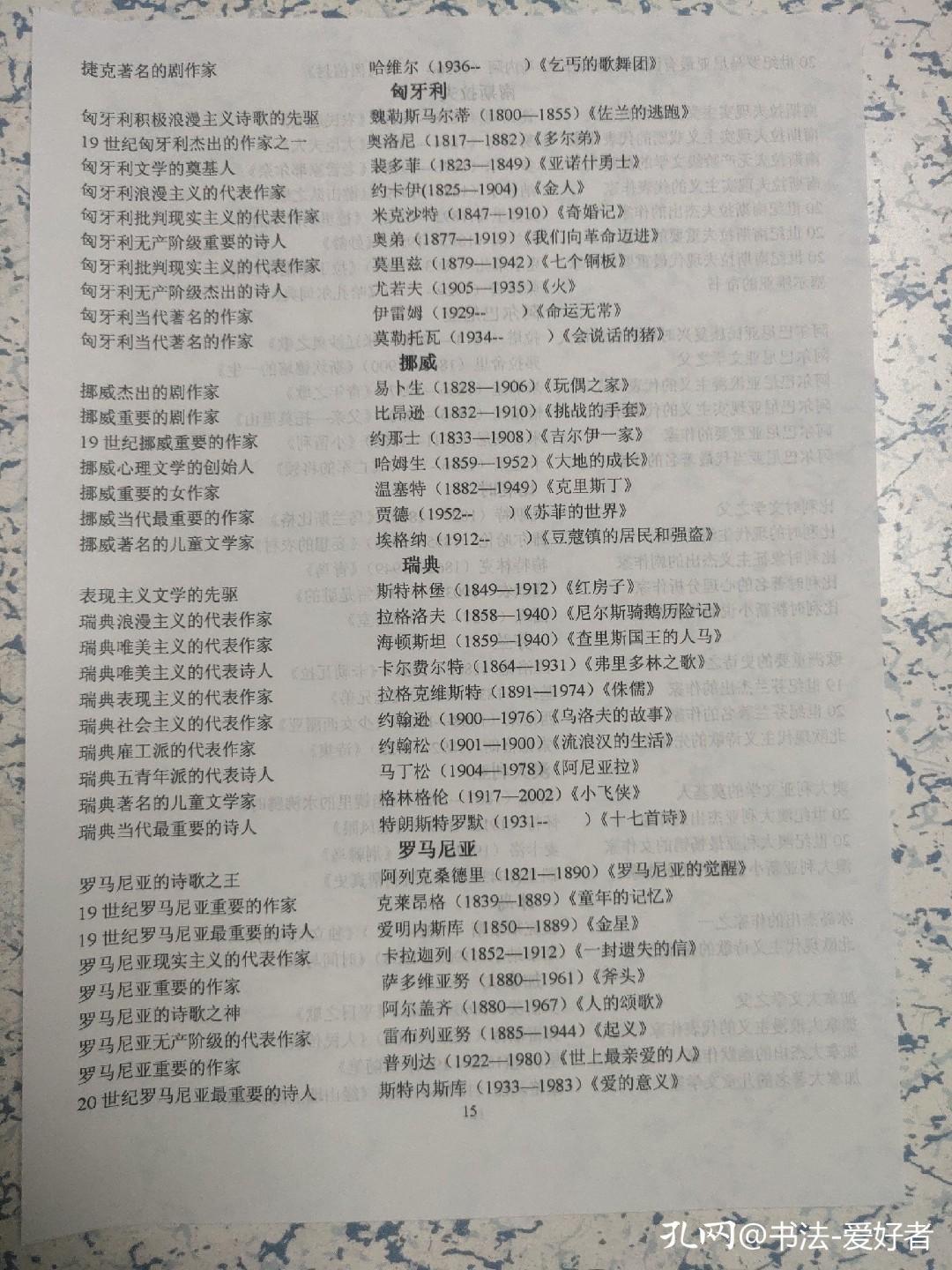 外国文学书单,外国文学推荐书单