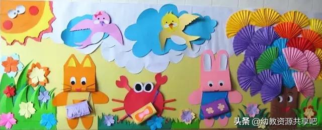 幼师环创主题墙恐龙,幼师大班主题墙图片大全