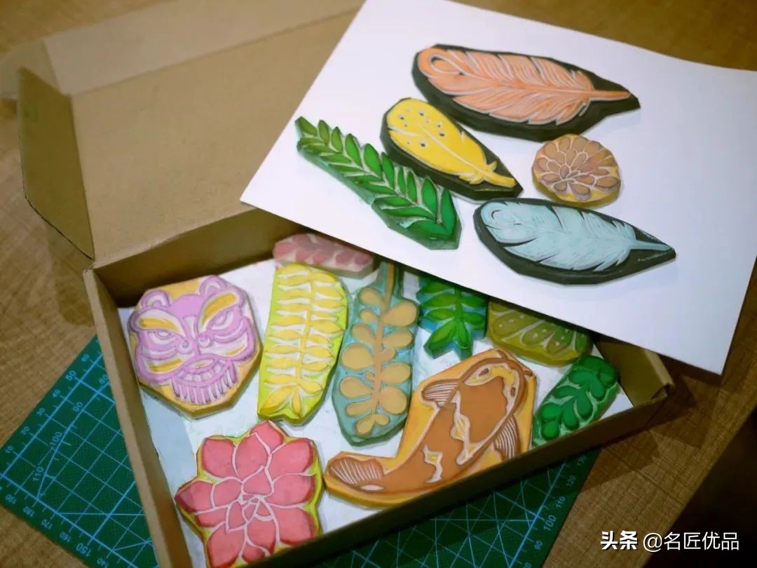 最简单的橡皮章手工,橡皮章简单又漂亮