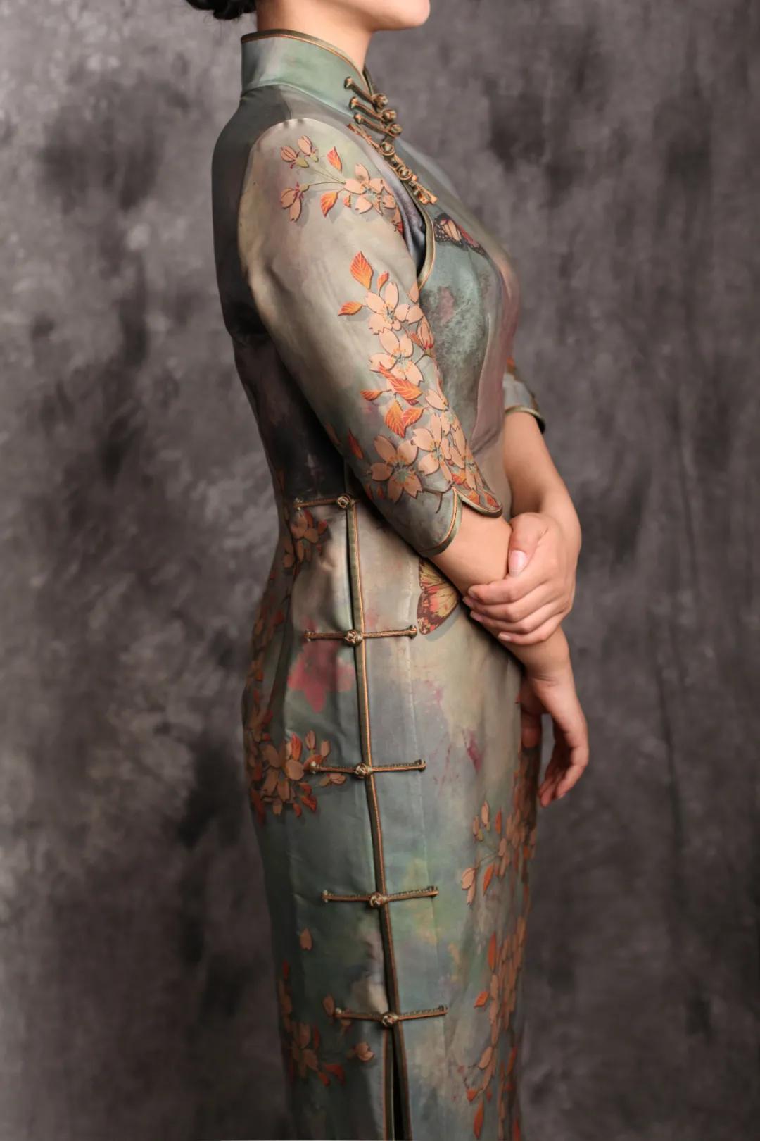 旗袍才是最有韵味的,东方旗袍美女的魅力