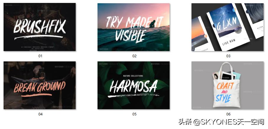 具有艺术感的英文字体推荐,独特的英文字体设计