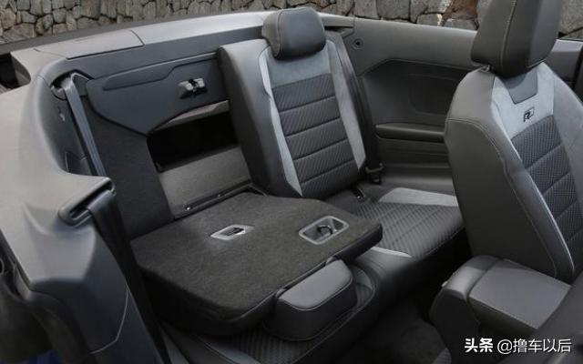 进口黑色大众探歌敞篷版,全新车型探歌