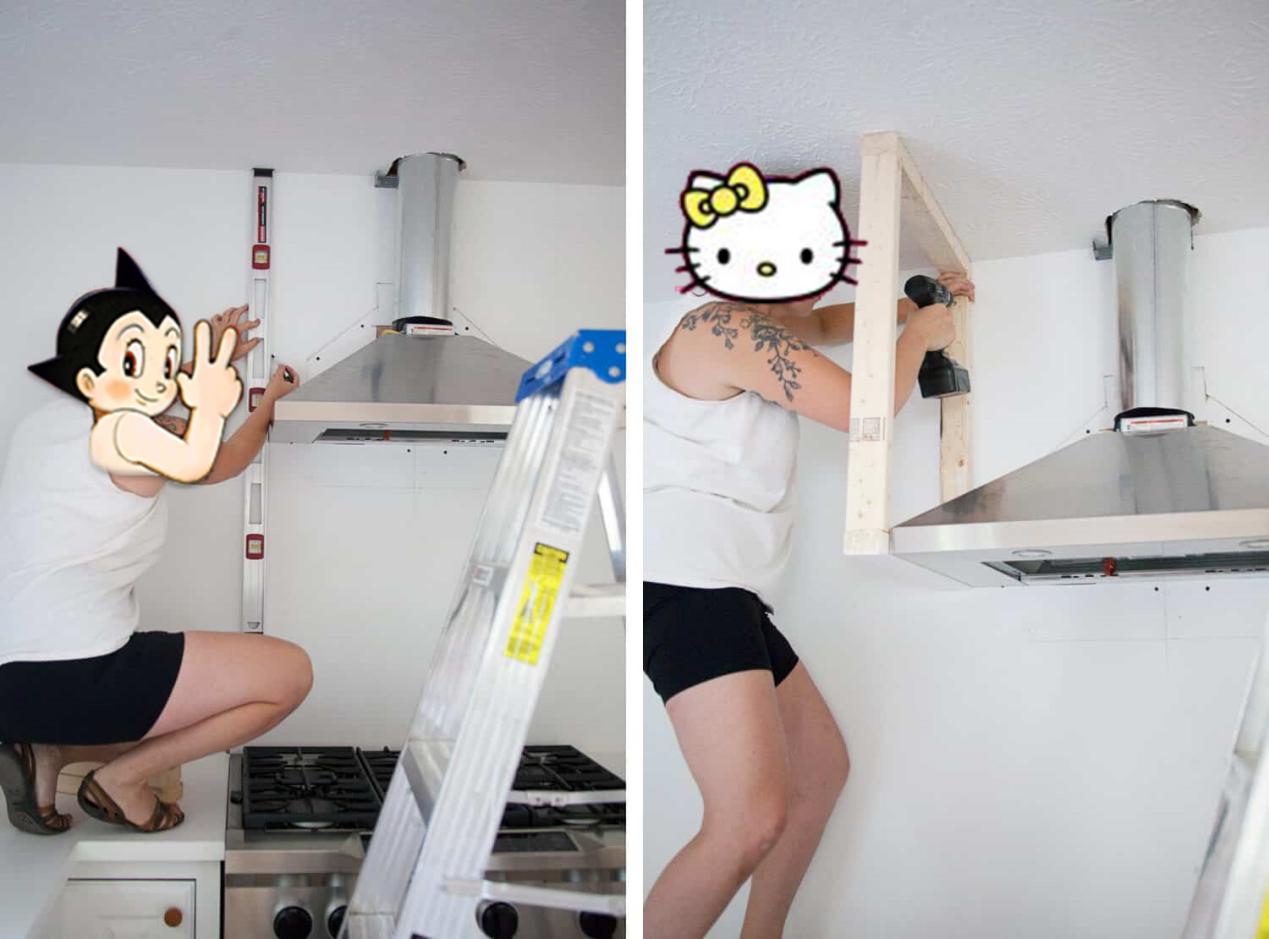 油烟机白色的小盒子怎么放上去,油烟机盒子小窍门