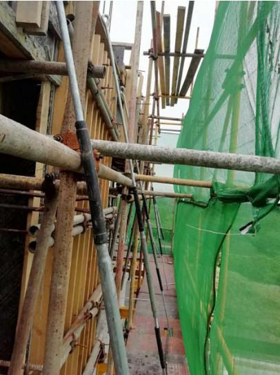 新型悬挑脚手架孔洞不漏水,新型悬挑脚手架如何预埋