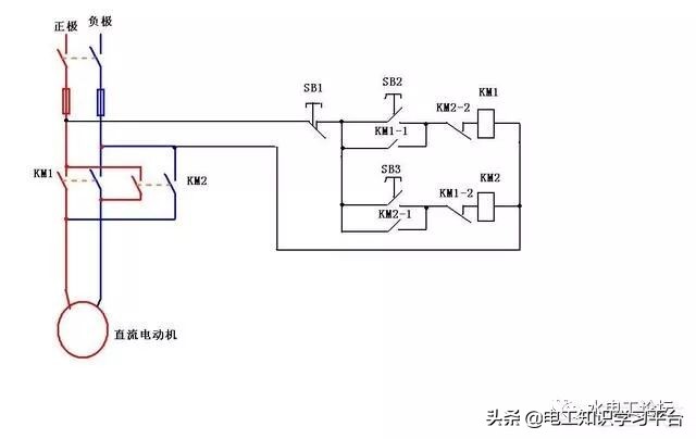 交流接触器正反转接线图步骤详解,怎样接交流接触器控制电机正反转