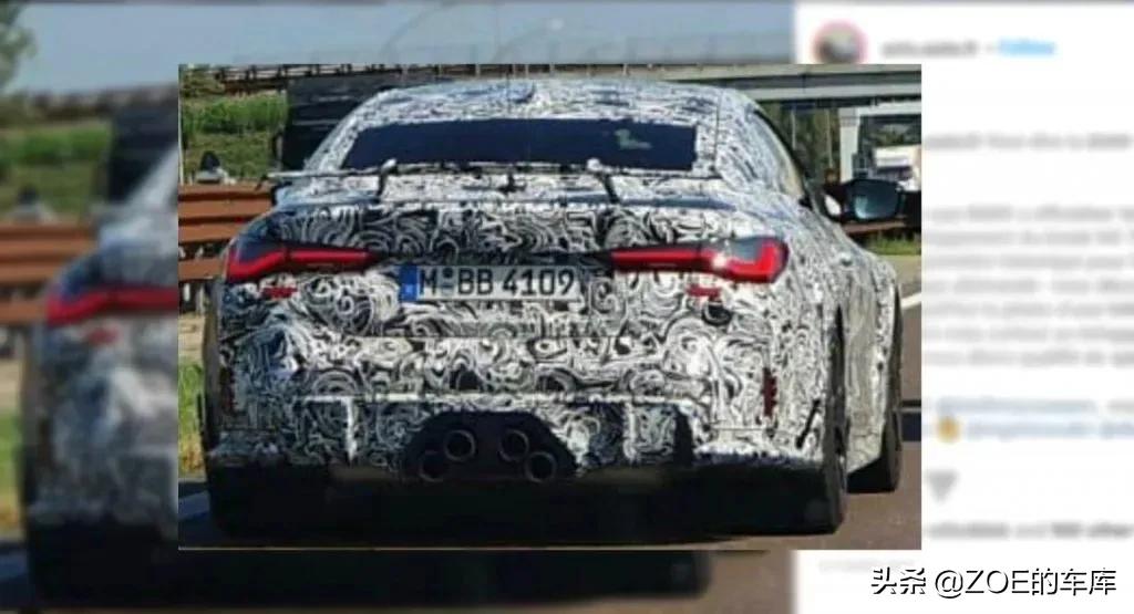 宝马m4雷霆排气,宝马新款m4gts曝光