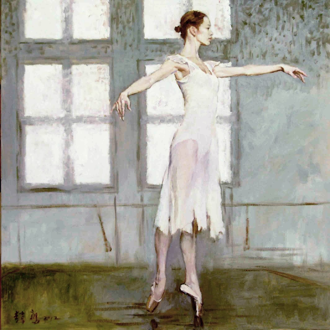 柠檬汁氤在水中　角落里美人如茵——画家赵鹰的写意油画