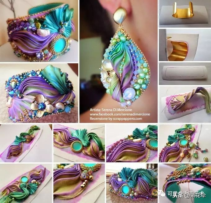 绸带编织花样大全,散珠子手工串珠教程