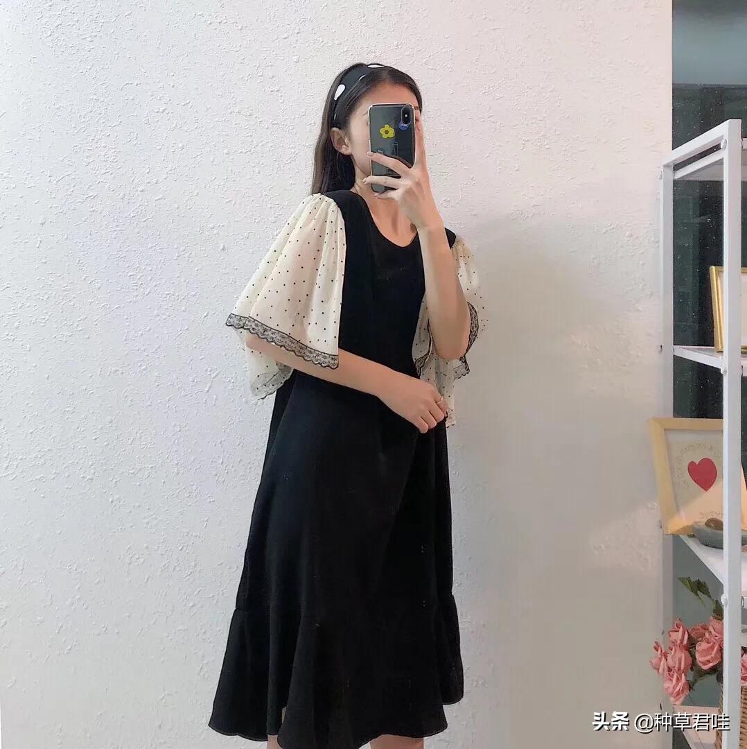 蓝色系的夏季穿搭,夏季高品质甜酷风穿搭