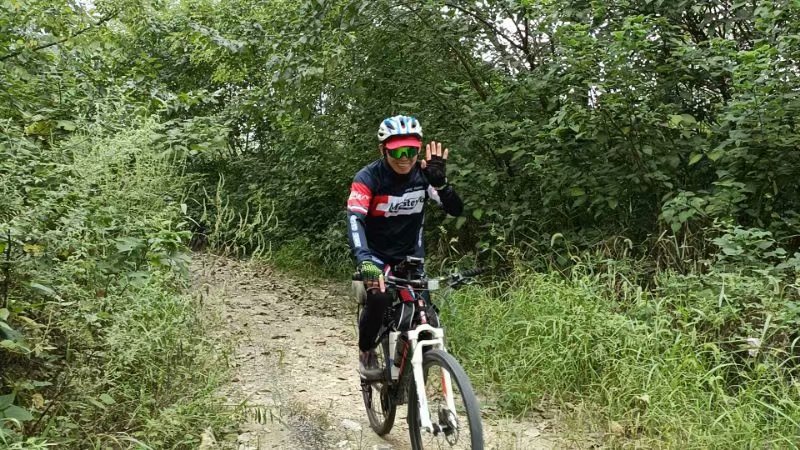 骑行小虹螺山,骑行小海坨山