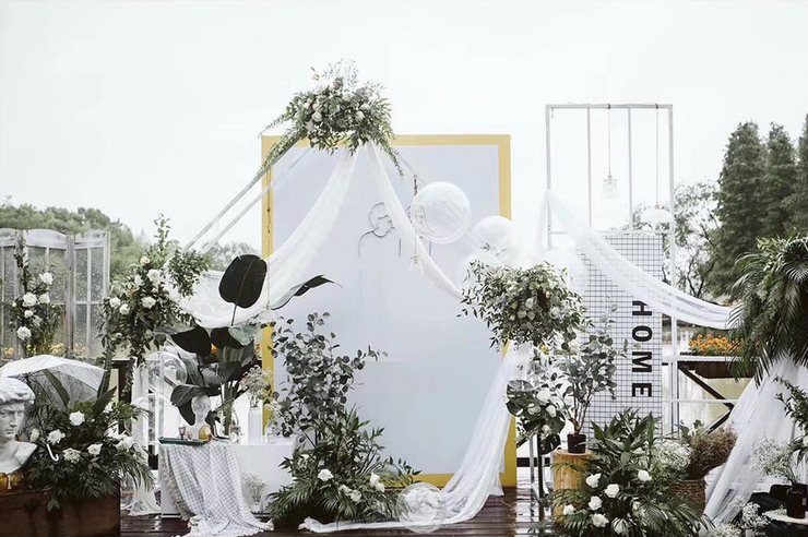 法式婚礼策划主题,法式简约小型婚礼策划方案