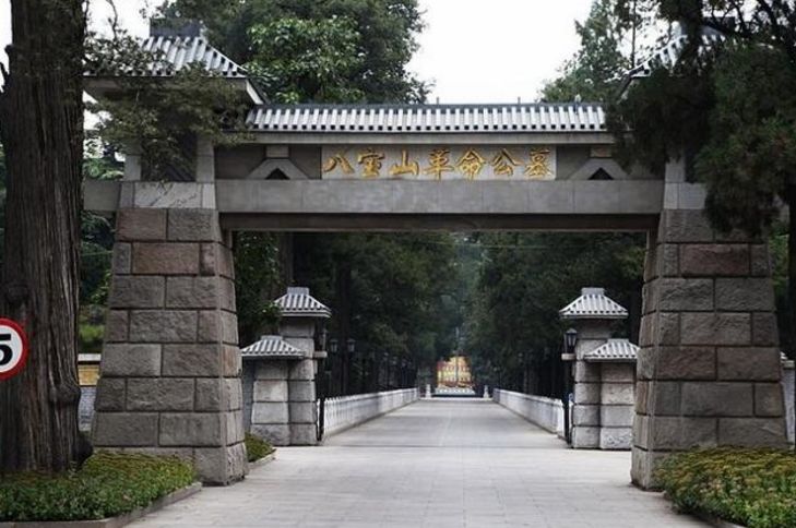 今日八宝山革命公墓,八宝山公墓的革命名人