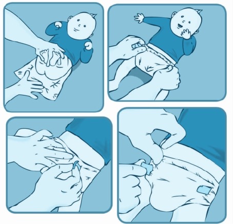 卧床老人换纸尿裤的步骤,换纸尿裤正确方法教程