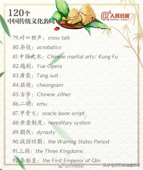 端午节英语怎么表达,端午节英文表达大全