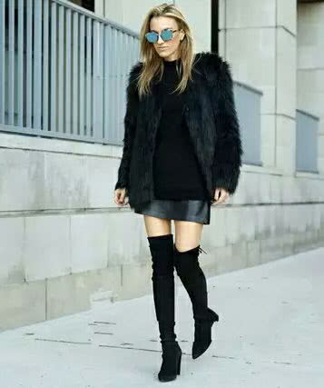 腿粗可以穿哪种长筒靴显瘦,腿粗的能穿马丁靴么