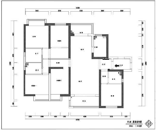 北辰现代轻奢装修,北辰三角洲c2区118平装修风格