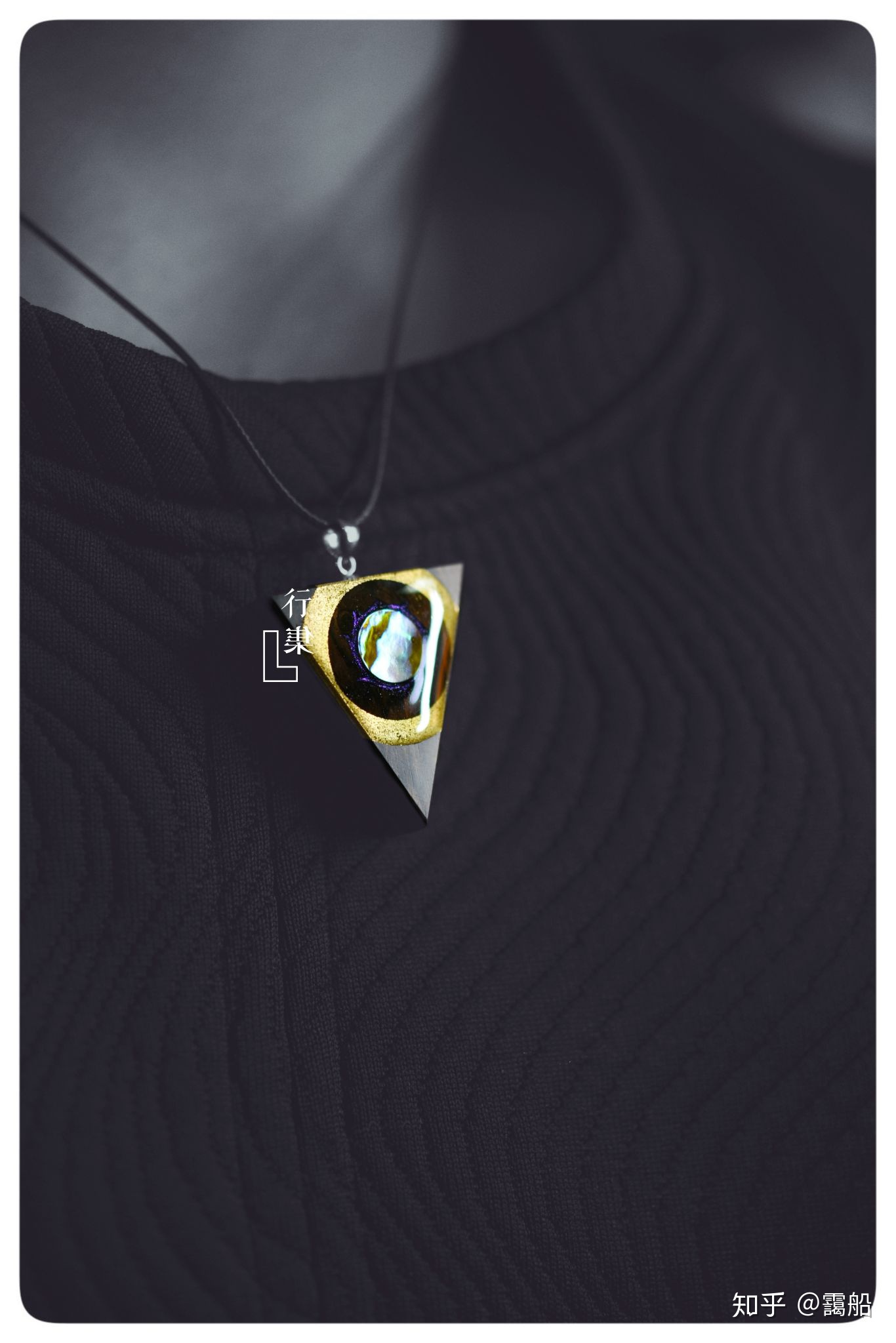 手工制作木质月牙吊坠,手工菱形吊坠的制作方法