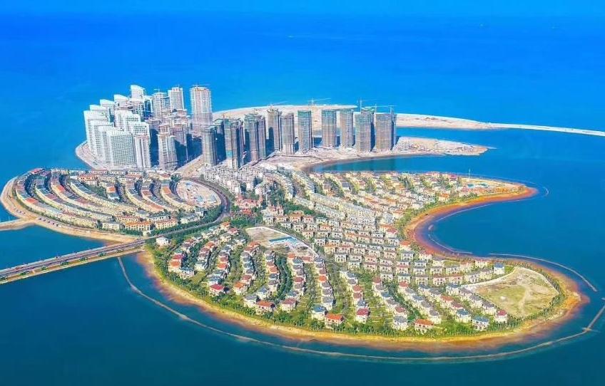 迪拜填海造岛房子,迪拜1万亿美元项目