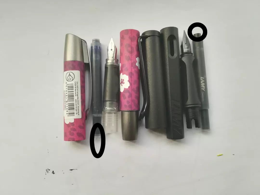 lamysafari钢笔暗夜绿,学生钢笔彩尖