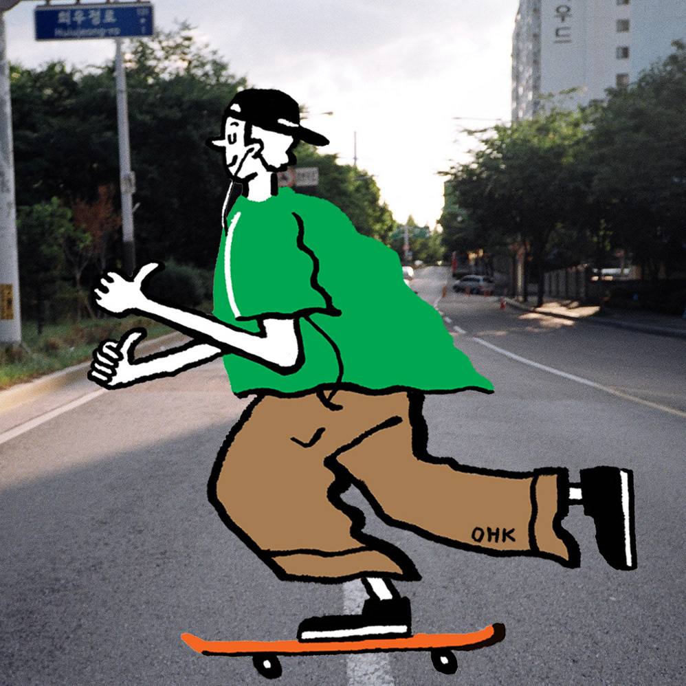 vans韩国艺术家,vans中国风插画