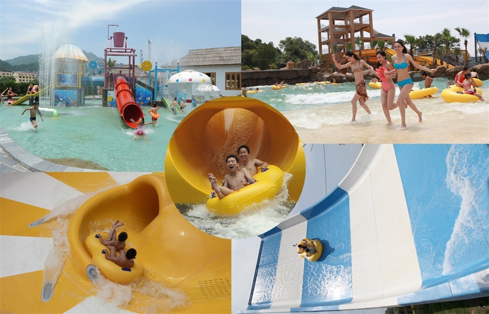 九江-庐山上汤温泉2大2小家庭票不到百元，畅玩温泉区+水上乐园！